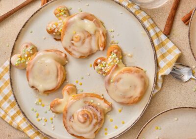 Osterhasen Zimtschnecken